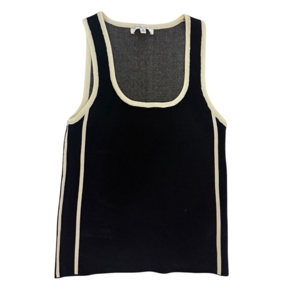 Black and White Sleeveless Tube Top